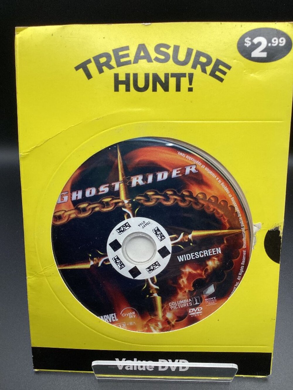 Ghost Rider (2007 WS DVD Disc) Nicholas Cage Eva Mendes Brett Cullen Peter Fonda